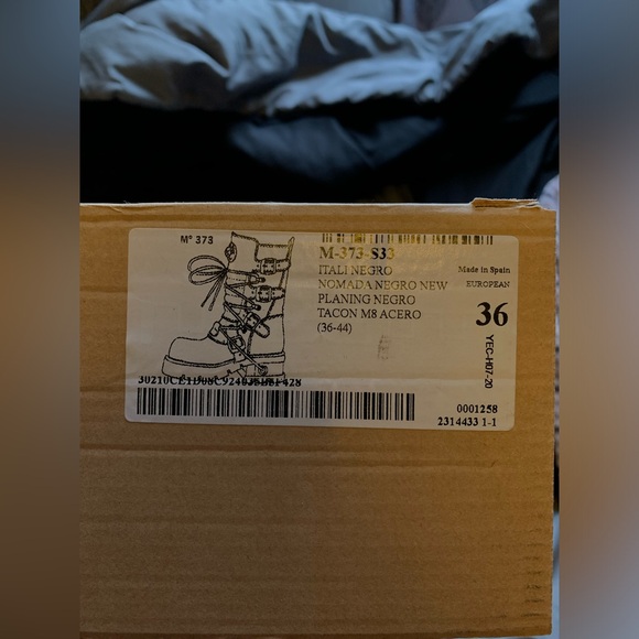 New Rock Black Leather Lace Up Boots - Picture 6 of 6